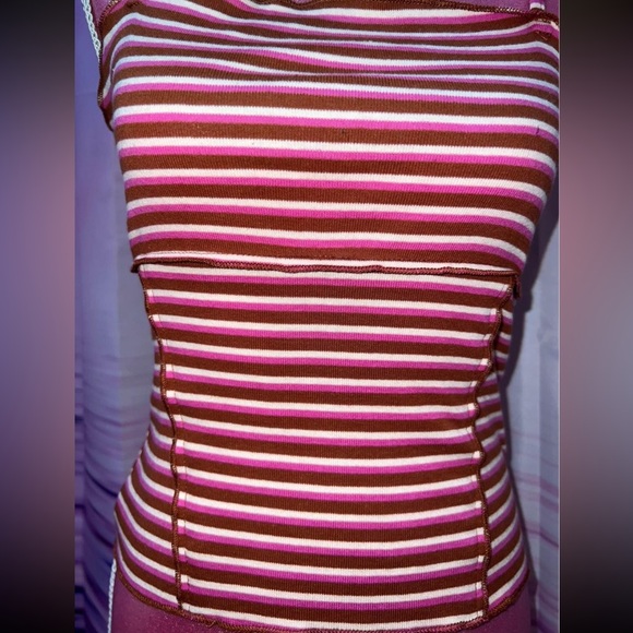 urban outfitters y2k neapolitan tank top - Picture 2 of 2